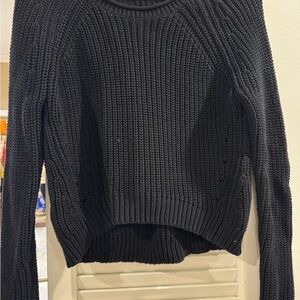 Armani Exchange sz MED Black Textured Women's Sweater